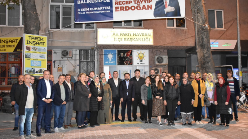 – AK Parti İl Başkanı Dt. Ekrem Başaran, “AK Parti olarak Balıkesir’imize teşekkür ediyoruz”