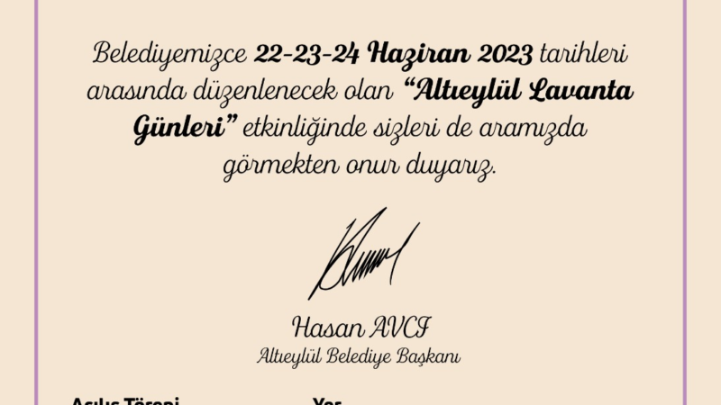 ALTIEYLÜL BELEDİYESİ’NDEN BASINA DAVET