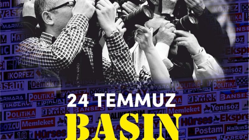 Balıkesir Gazeteciler Cemiyeti, “24 Temmuz Basın Dayanışma Günü” mesajı