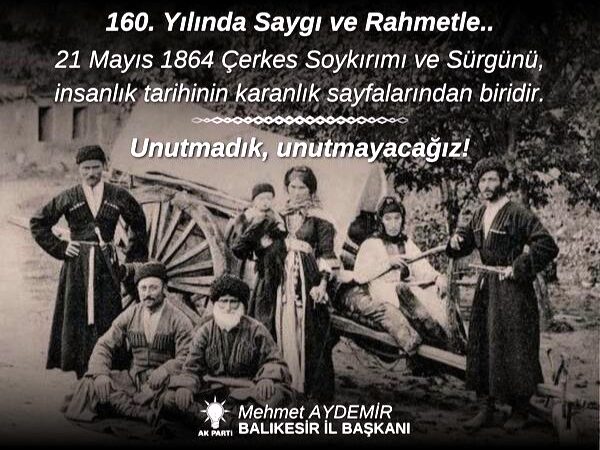 RUSYA’NIN YAPDIĞI 21 MAYIS ÇERKES SOY KIRIMI VE SÜRGÜNÜ(21 MAYIS 1864)