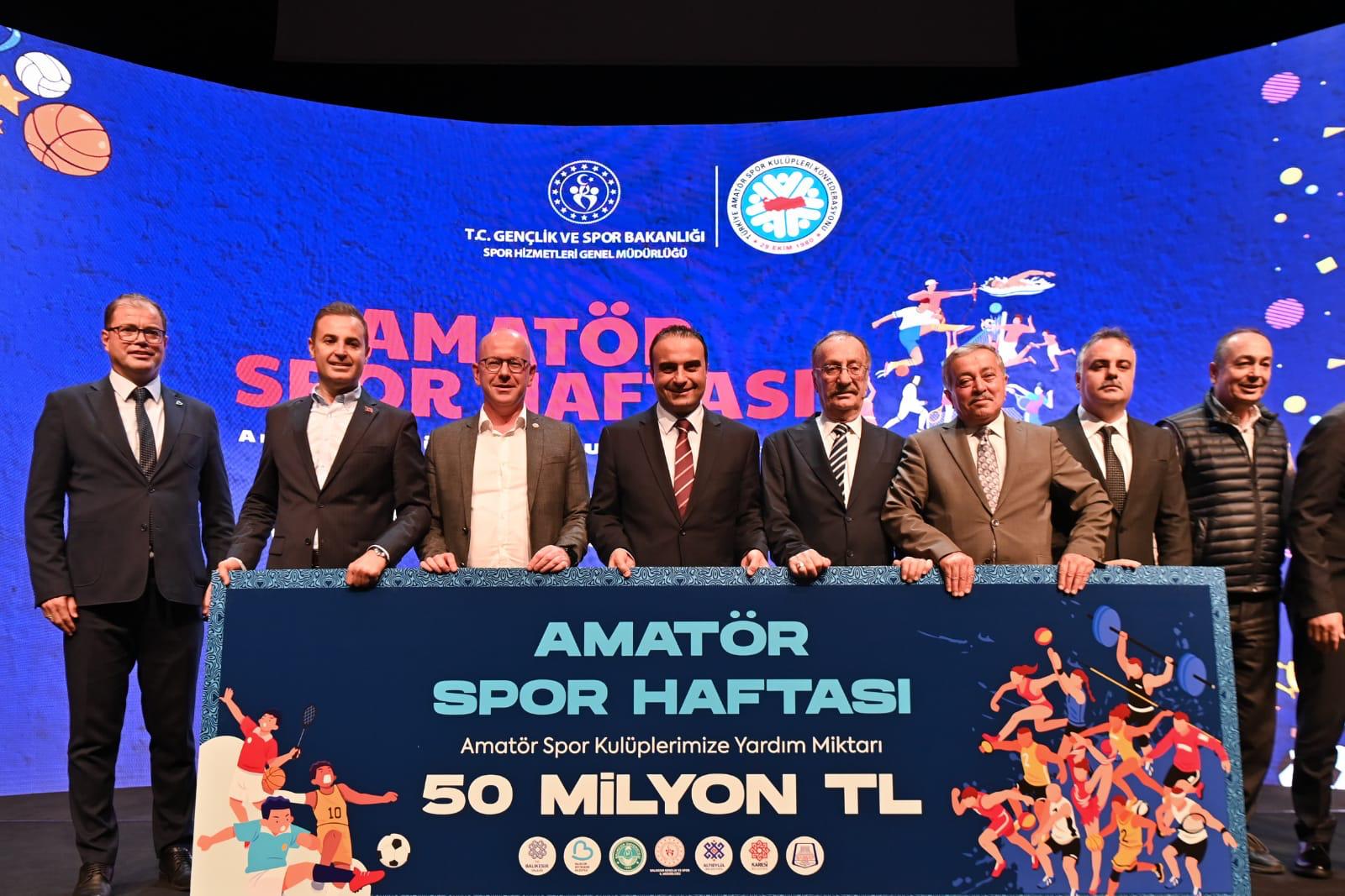 BBB’den Amatör Spor Kulüplerine 50 milyon TL nakdi destek