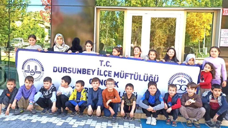 Dursunbey Müftülüğü’nden Sonbahar Tefekkür Etkinliği