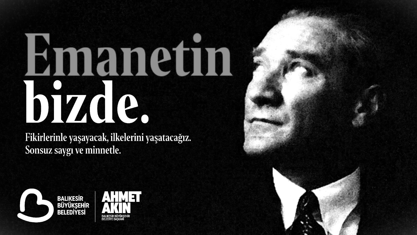 Balıkesir Ata’sını anıyor