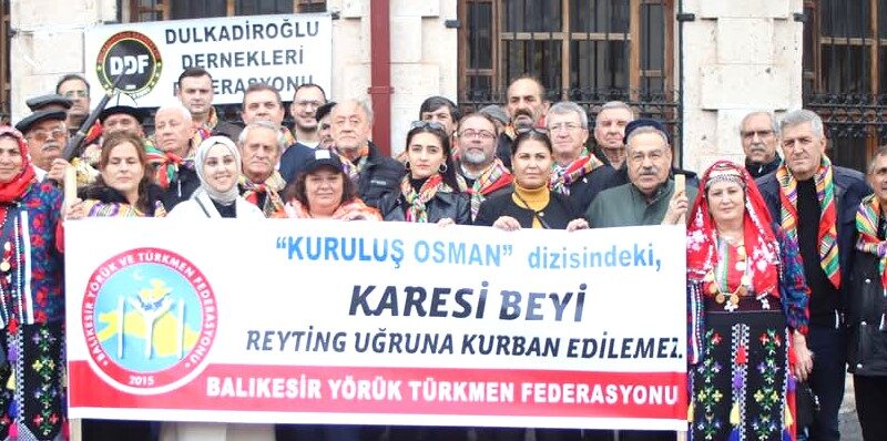 Kuruluş Osman’daki Tarihi Yanlışlık Protesto Edildi:Karesi Türbesi’nde Basın Açıklaması